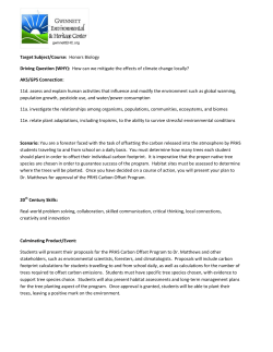 Target Subject/Course: Honors Biology Driving Question (WHY