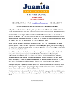 juanita perez williams receives second labor