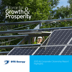 2015-16 Corporate Citizenship Report Highlights