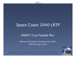 LRTP 2040 Cost Feasible Plan PowerPoint