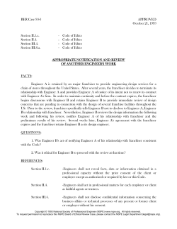 BER Case 93-3 APPROVED October 21, 1993 Section II.1.c.