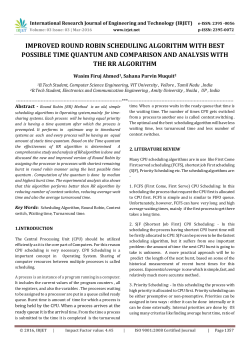 improved round robin scheduling algorithm with best