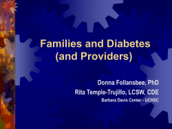 How Diabetes Care Impacts Kids and Families