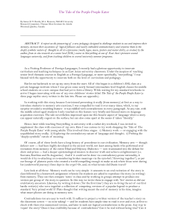 Poetry and Truth in the Tale of the Purple People Eater