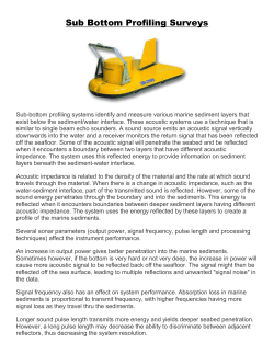 Sub-bottom profiling systems identify and measure various marine