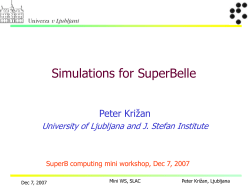 Slides - Agenda INFN