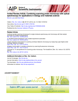 Invited Review Article: Combining scanning probe