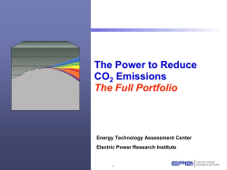 The Power to Reduce CO2 Emissions: The Full Portfolio
