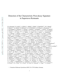 Detection of the Characteristic Pion
