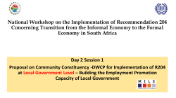 R204 24052017 Day 2 Session 1 - Municipal Institute of Learning