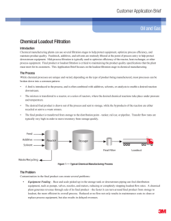 Customer Application Brief Oil and Gas Chemical Loadout