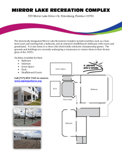 mirror lake recreation complex - St. Petersburg Parks and Recreation