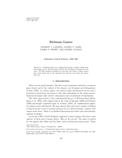 Richman Games - Library