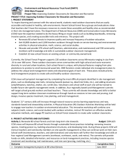Environment and Natural Resources Trust Fund (ENRTF) 2016 Main