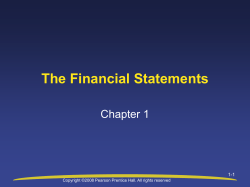 Statement of Retained Earnings