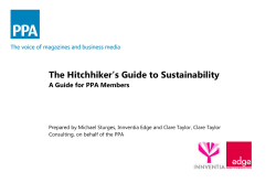 High Level Carbon-footprinting for the UK Magazine and