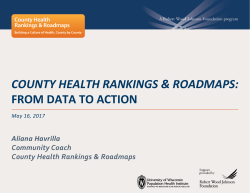County Health Rankings and Roadmaps