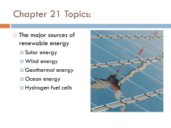 Ocean Energy Sources