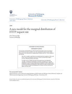 A new model for the marginal distribution of HTTP request rate