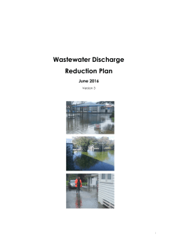 Wastewater Discharge Reduction Plan