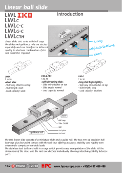LWL linear slides