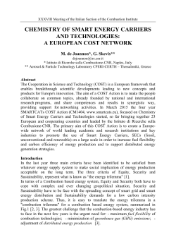 chemistry of smart energy carriers and technologies