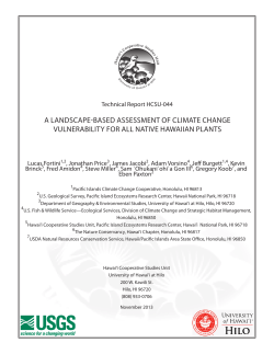 A landscape-based assessment of climate change vulnerability for