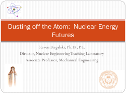 Dusting off the Atom: Nuclear Energy Futures