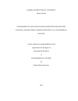 environmental influences on bacterio