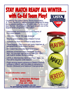 STAY MATCH READY ALL WINTER&hellip; with Co