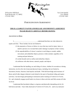 boarding stable agreement