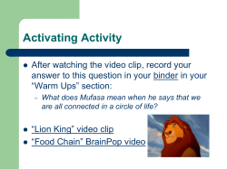 Energy Flow in Ecosystems