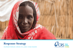 Response Strategy - Catholic Relief Services
