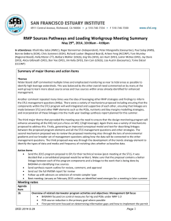 0 SPLWG 2014-05-29 DRAFT Summary