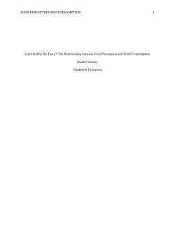Food Perception Factors (Z Scores) - DiscoverArchive