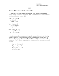 Math 3280 Instr: Laura Zimmermann Lab 5 Please use Mathematica