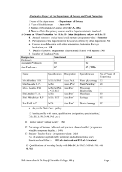 Re-Accreditation Report: 3rd CYCLE