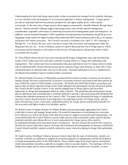 Understanding the roles that forage species play within ecosystems