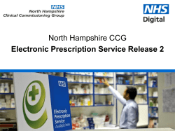 North Hampshire CCG Utilisation Event 2016