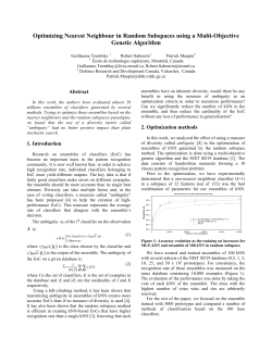 Optimizing Nearest Neighbour in Random Subspaces using a Multi
