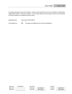 Open Night - Storm Lake Community School District