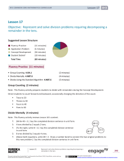 Grade 4 Mathematics Module 3, Topic E, Lesson 17