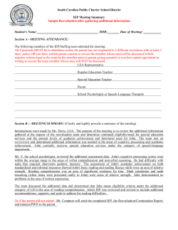 Sample PWN Reevaluation Continuation after gathering additional