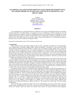 examining location-based services usage from the perspectives of