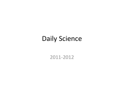 Daily Science