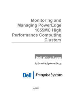 Monitoring and Managing PowerEdge 1655MC High