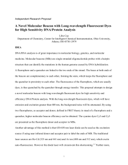 Independent Research Proposal - Ohio University Physics Department
