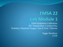 EMSA 22 Water Module 2 - Lab