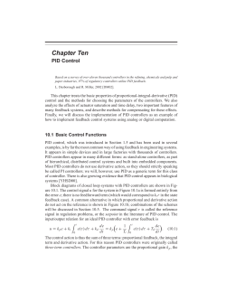 PID - Control and Dynamical Systems