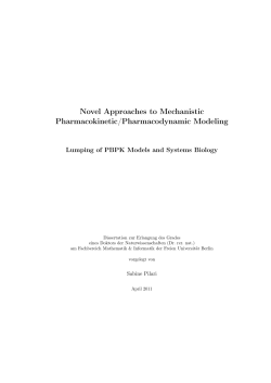 Novel Approaches to Mechanistic - diss.fu